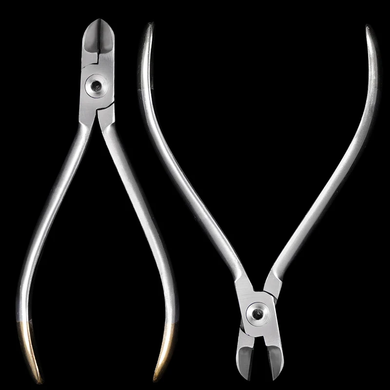 1 قطعة كماشة تقويم الأسنان ضوء صغير سلك القاطع ضمد ذو طيات ضمد القاطع أدوات طب الأسنان