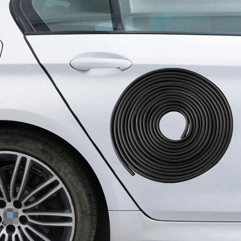 

5mCar Door Anti-collision PVC Electroplating Strips Car Door Seal Strip Crash Protection U-shaped Glossy Strip Car Decal Sticker