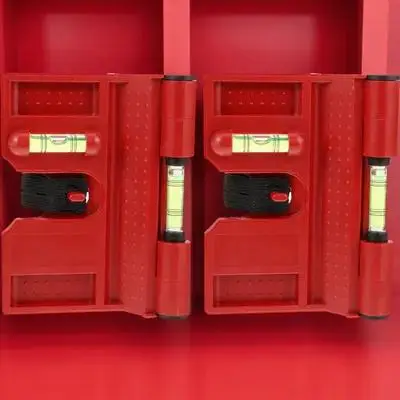 

2 шт. Компактный угломер складной конструкции с точным пузырьковым уровнем для ограждений, террас, балюстрад: быстрая и точная проверка угла