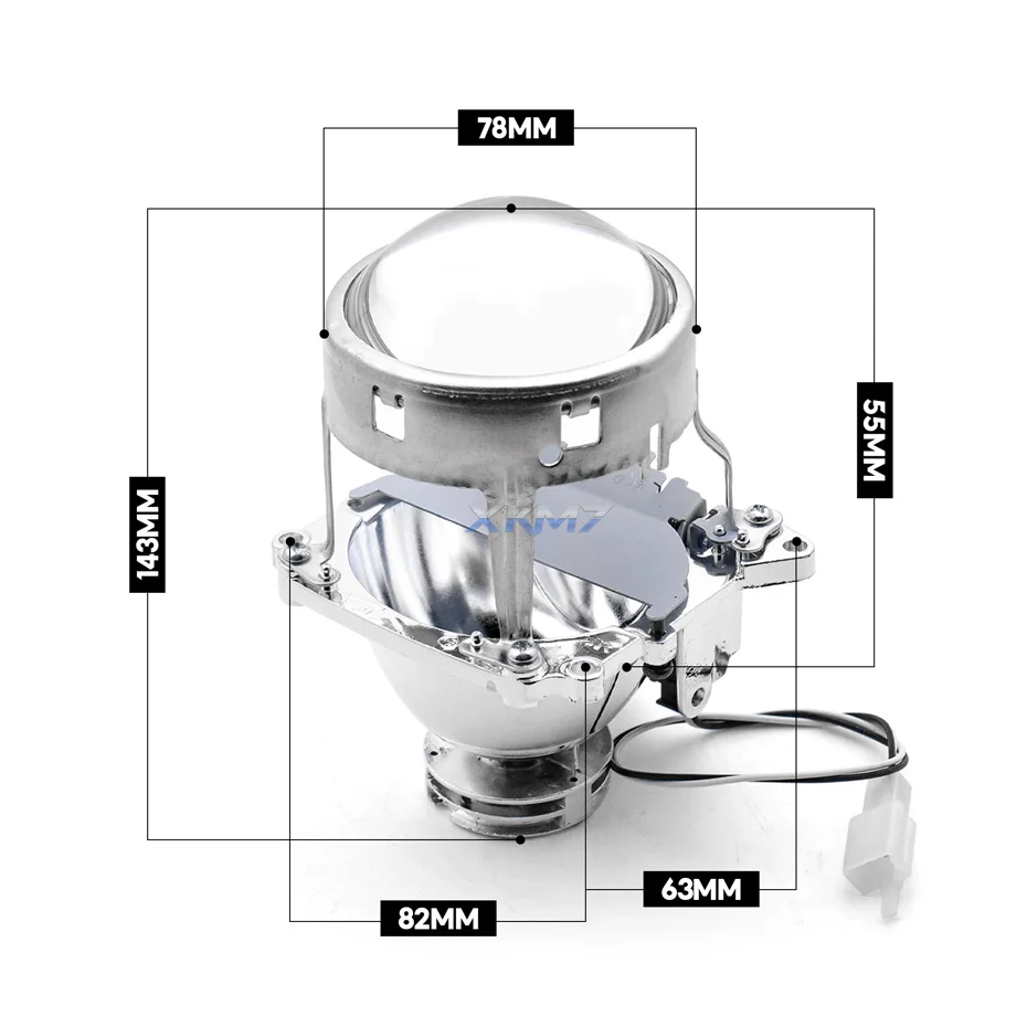 Bixenon Projector Lens For BMW E46 M3 E90 E92/Volvo V50/Audi A3 A1 A4/Mercedes W203 W215 W220 Headlight D2S Retrofit Accessories