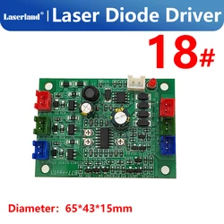 Laser Diode Driver Board Power Blue Green Orange Red  Semiconductor  RGB TTL Light Combining Constant Current