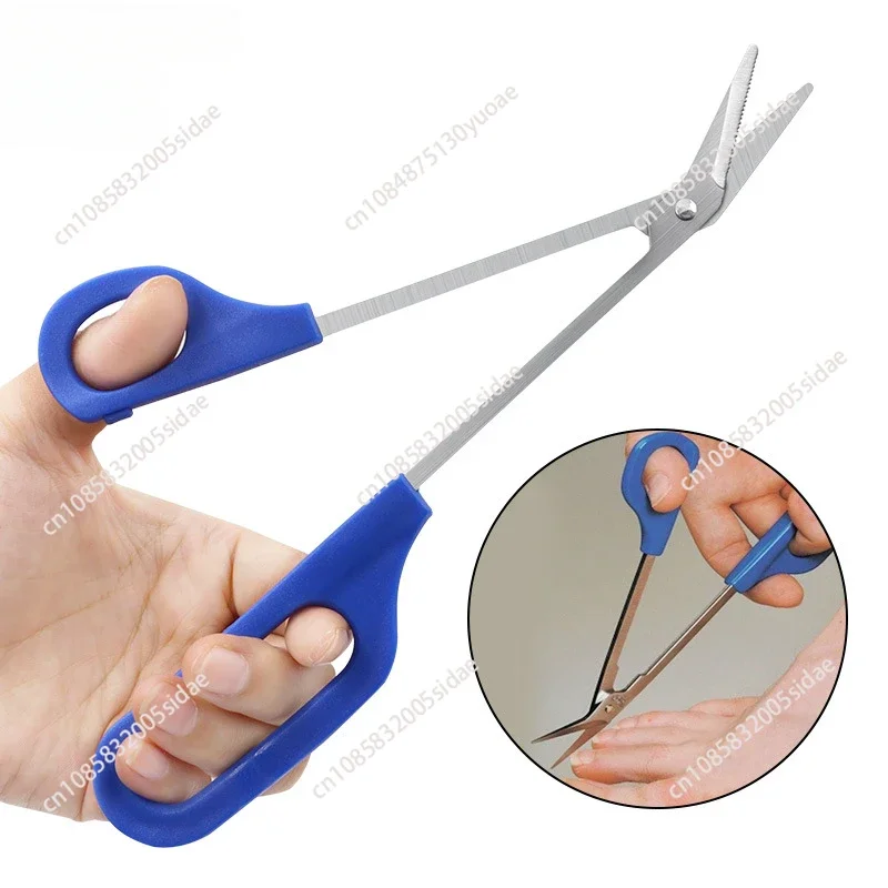 Nail Clippers Comfortable Grip Trimmer Cuticle Scissor Stainless Steel Thick Ingrown Nail Scissors Nail Care Tool for Men Women