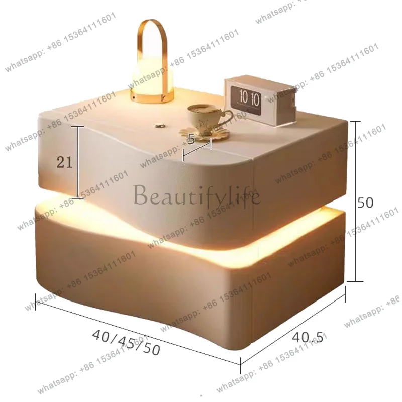 Modern Trendy Nightstands Minimalist Unique Exquisite Design Nightstands Nordic Aesthetic Meubles De Maison Bedroom Furniture