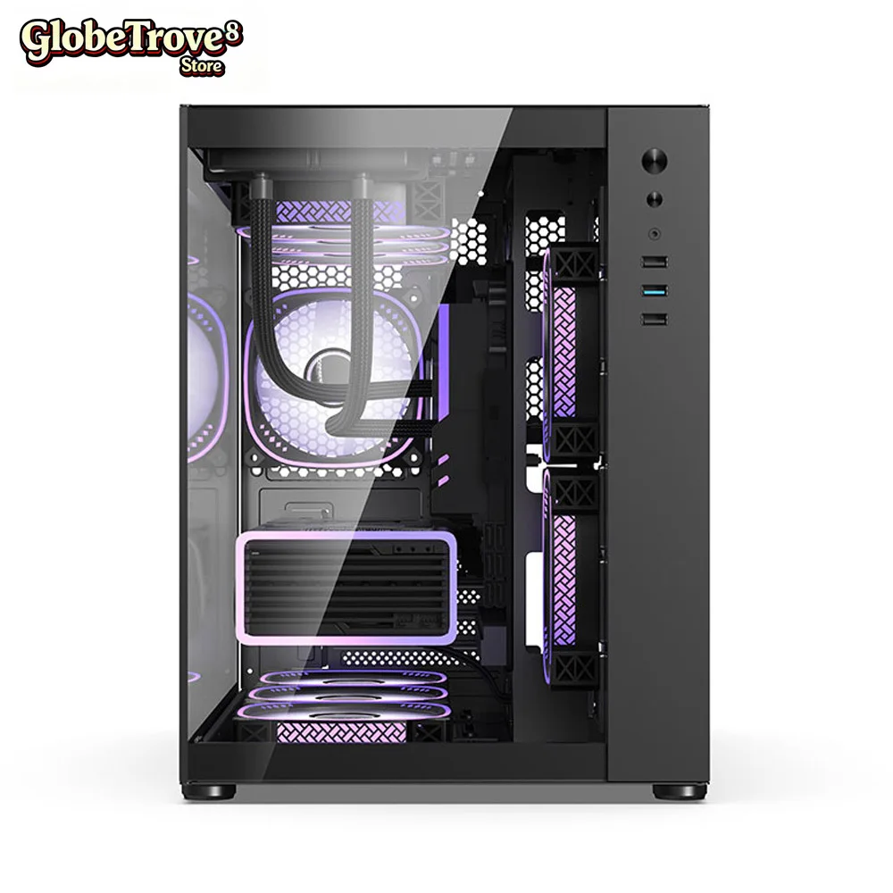GlobeTrove Hot-selling Intel Core I7 Rx580 8g Ddr5 Ram 32gb Ddr4 Ssd 1tb Rgb Gamer Pc Gaming Computer Cases & Towers Full Set De
