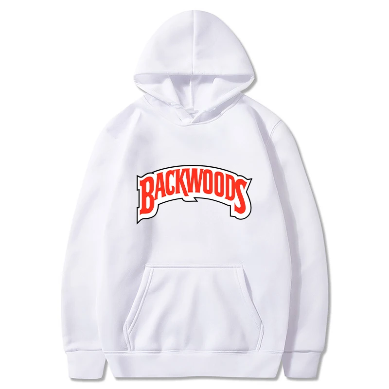 Backwoods-Sudadera con capucha para hombre y mujer, ropa deportiva con estampado de letras, informal, Harajuku