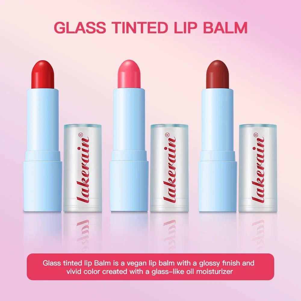 Lip Balm Set Moisture Tinted Lipstick Long-Lasting Moisturizing Nutritious Lip Pomade Red Tint Lipgloss Lip Care Anti-cracking L