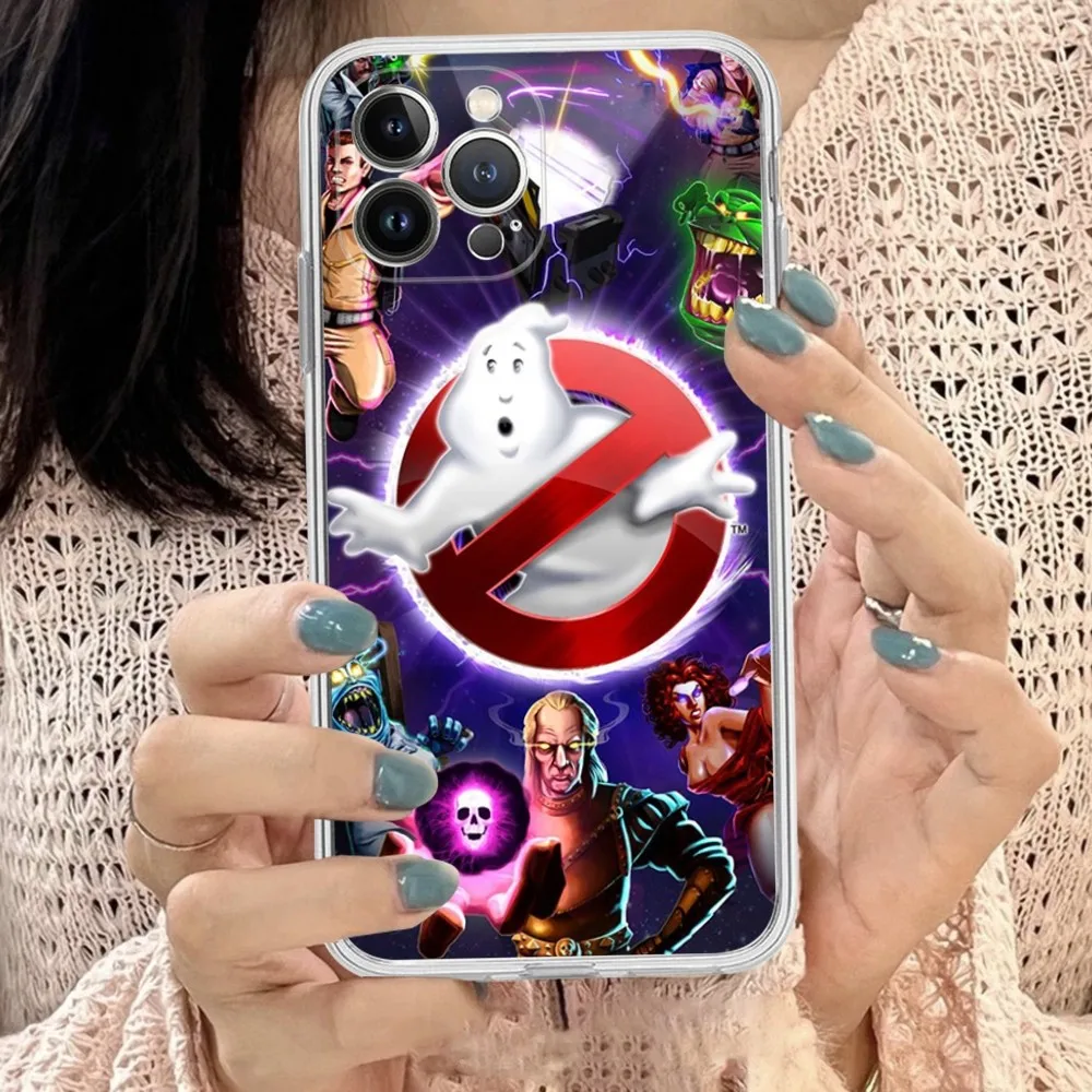 Movie-G-Ghostbusters Phone Case Silicone Soft For Iphone 16 15 14 13 12 11 Pro Mini XS MAX Plus X Cover