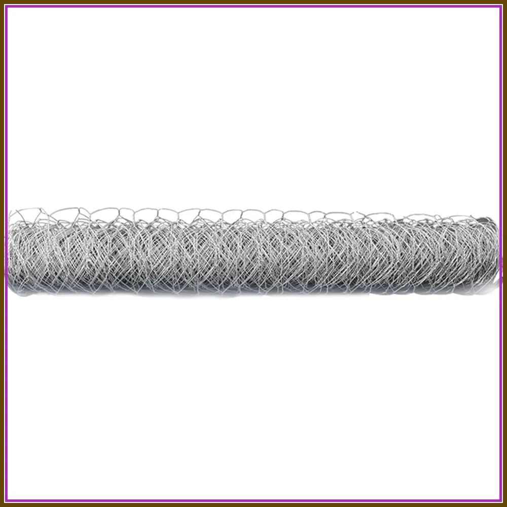 

Hexagonal Galvanized Chicken Wire Mesh, 4ft x 150ft, 2 Inch Mesh for Poultry Netting, Animal Barrier, Garden & Craft