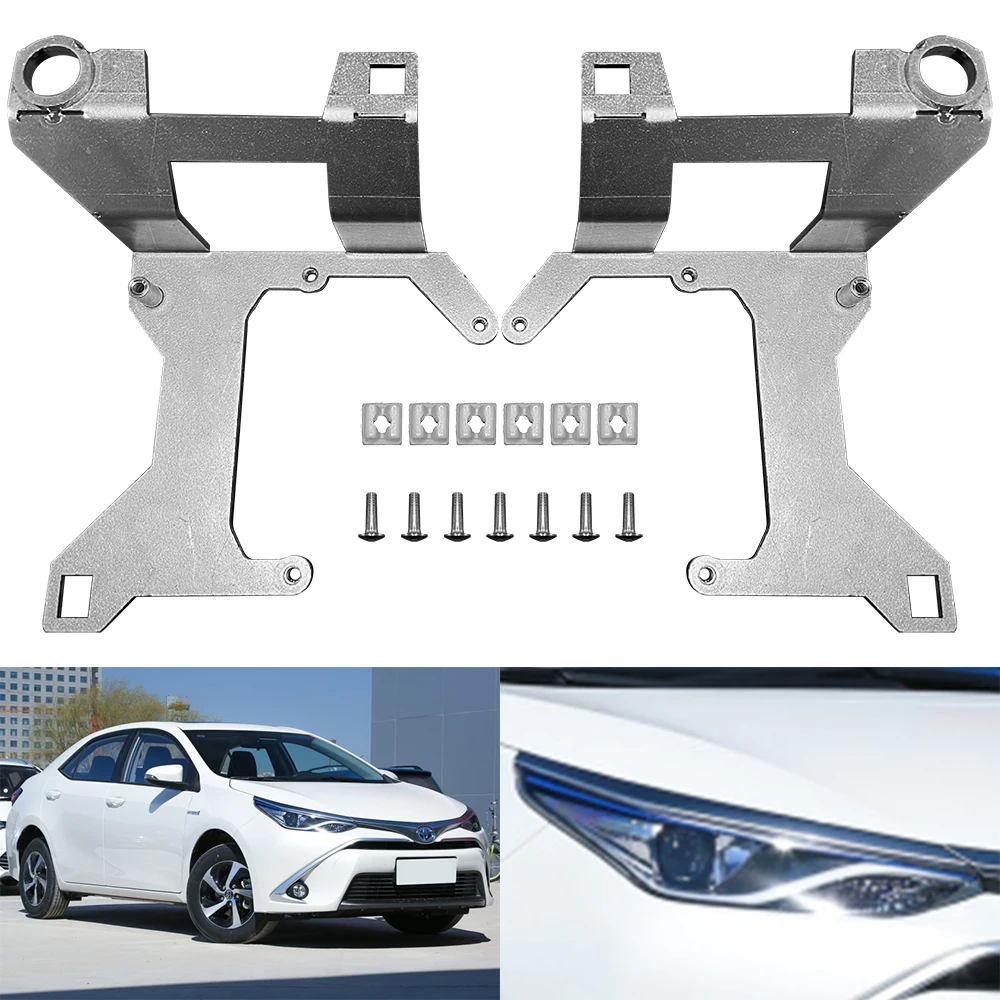 

Taochis Car-Styling Adapter Frame Headlight Bracket for Toyota Levin hybrid 2016-2018 led projector lens car light retrofit