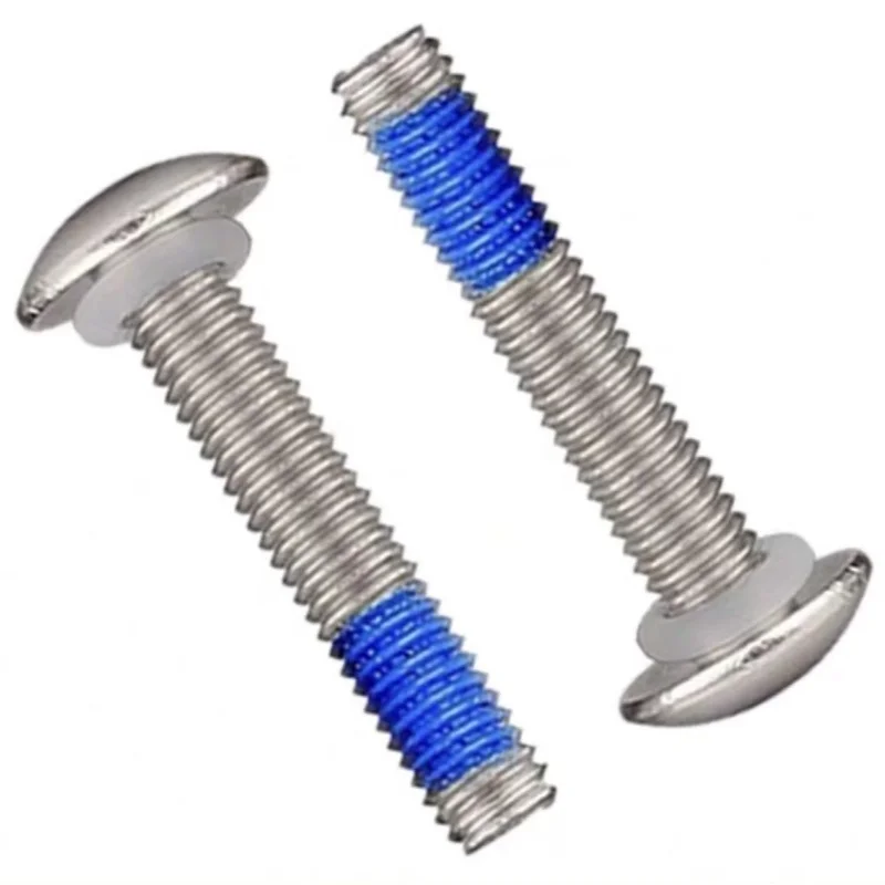 20Pcs M2 M2.5 M3 M4 M5 M6 M8 304 SS Large Flat Head Phillips Glue Dispensing Anti-Loosening Shockproof Screw with Sealing Washer