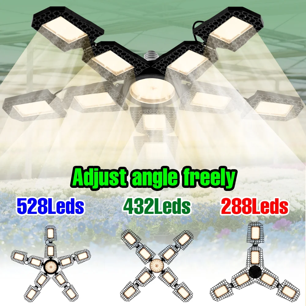 

400W LED Grow Light Bulb Full Spectrum Plant Lamp E27/E26 Indoor Greenhouse Tent Tomato Vegetables Cultivation LED Fill Lighting