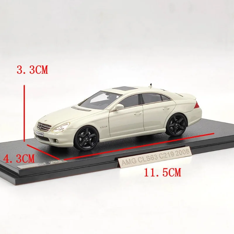 Model samochodu Sklep GLM 1/43 Mercedes Benz AMG CLS63 C219 2008 Sztuczna żywica Model samochodu Benz Play Pojazdy Zabawki dla chłopców Prezent