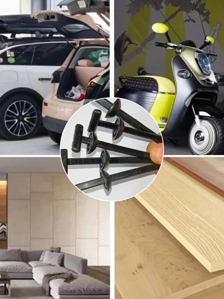 Abraçadeiras de cabo de nylon com travamento automático, fivela universal para pára-choques, guardas de motor e fixação DIY