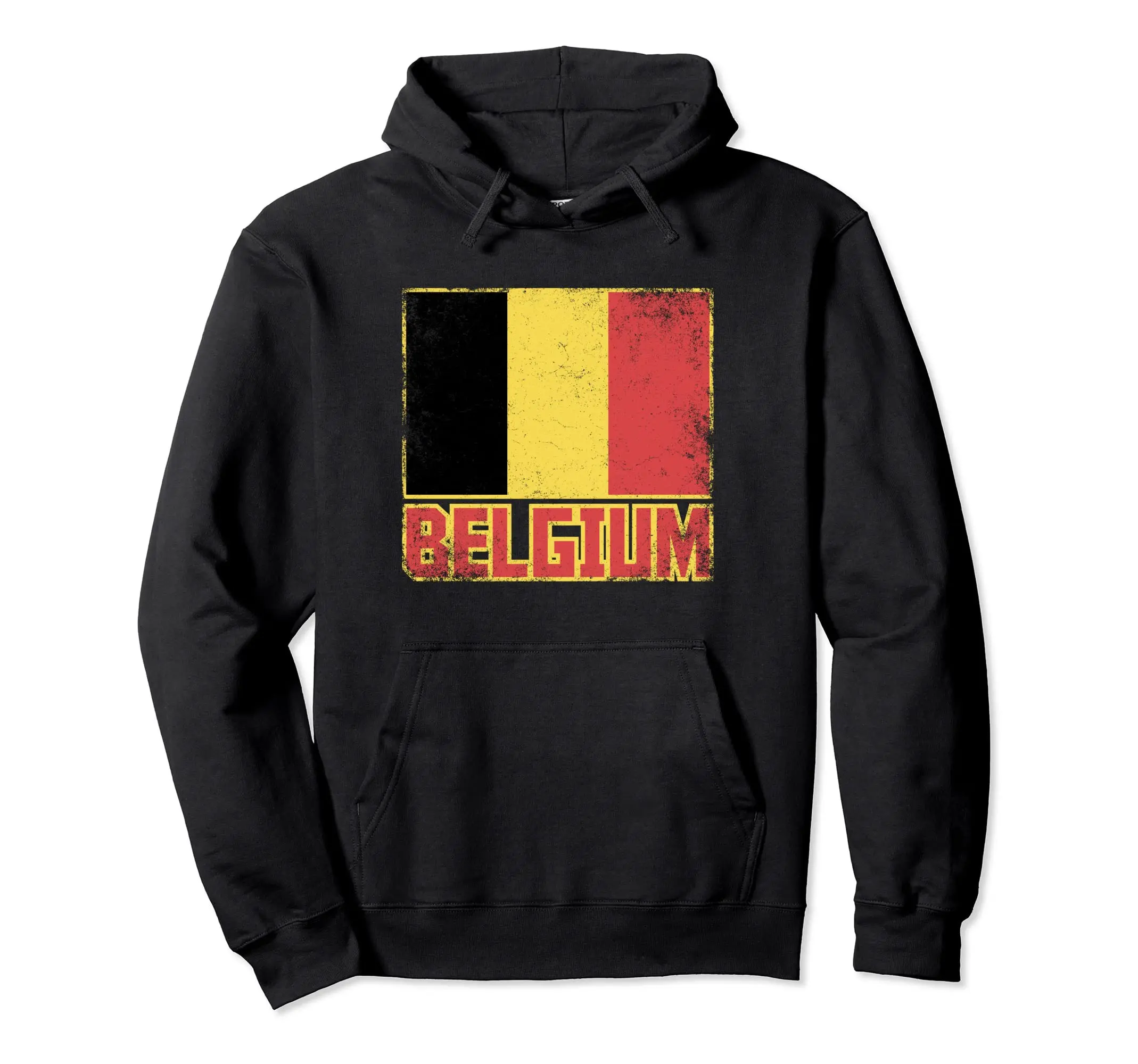 Flag Belgium Sunglasses Pullover Hoodie Men Women Unisex Cotton Hoodies Man Hip Hop Style Sweatshirt