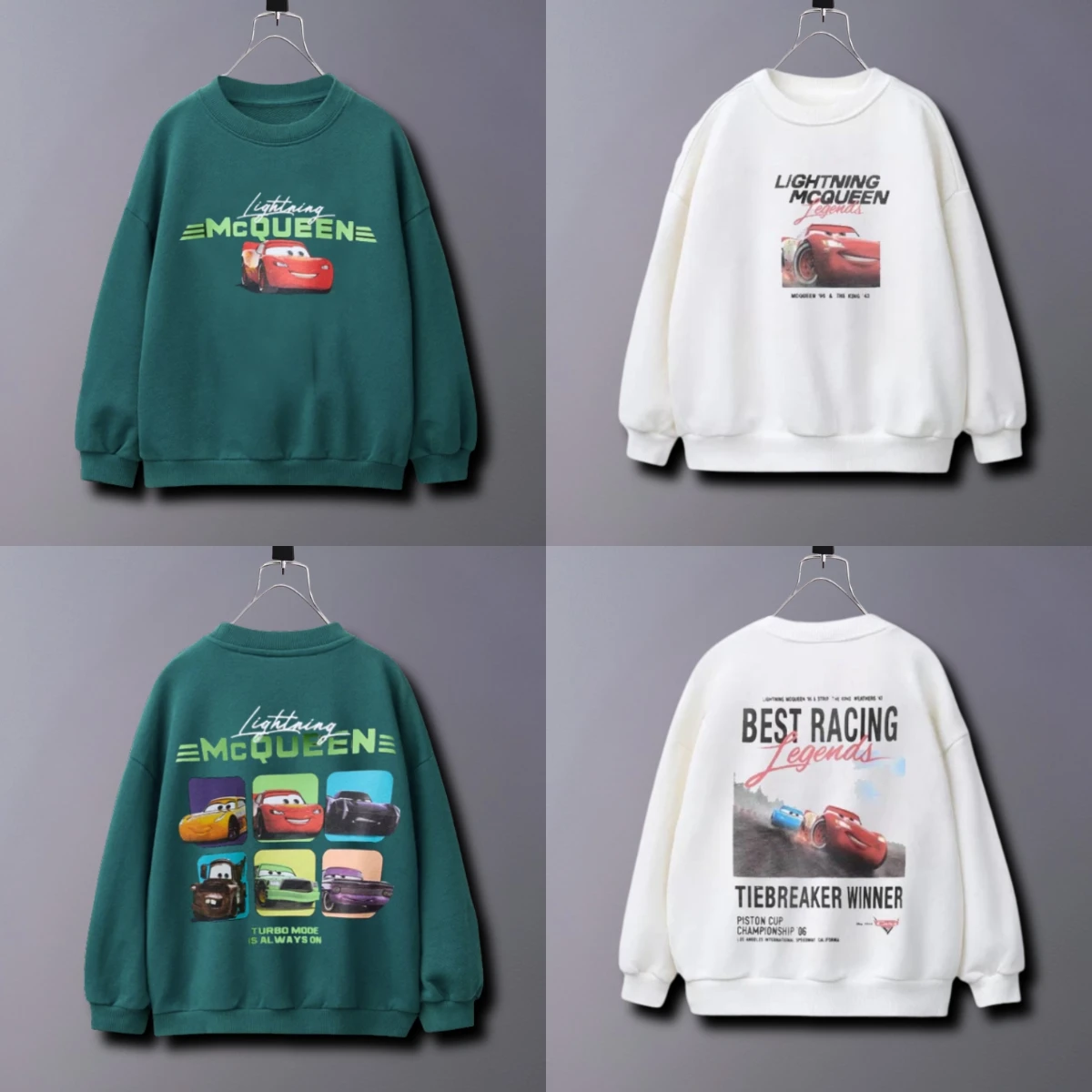 2026 nuevas sudaderas de primavera para niños, Tops de manga larga, ropa para niños, moda Simple, coche de dibujos animados, Sudadera con capucha de cuello redondo para niños de Disney