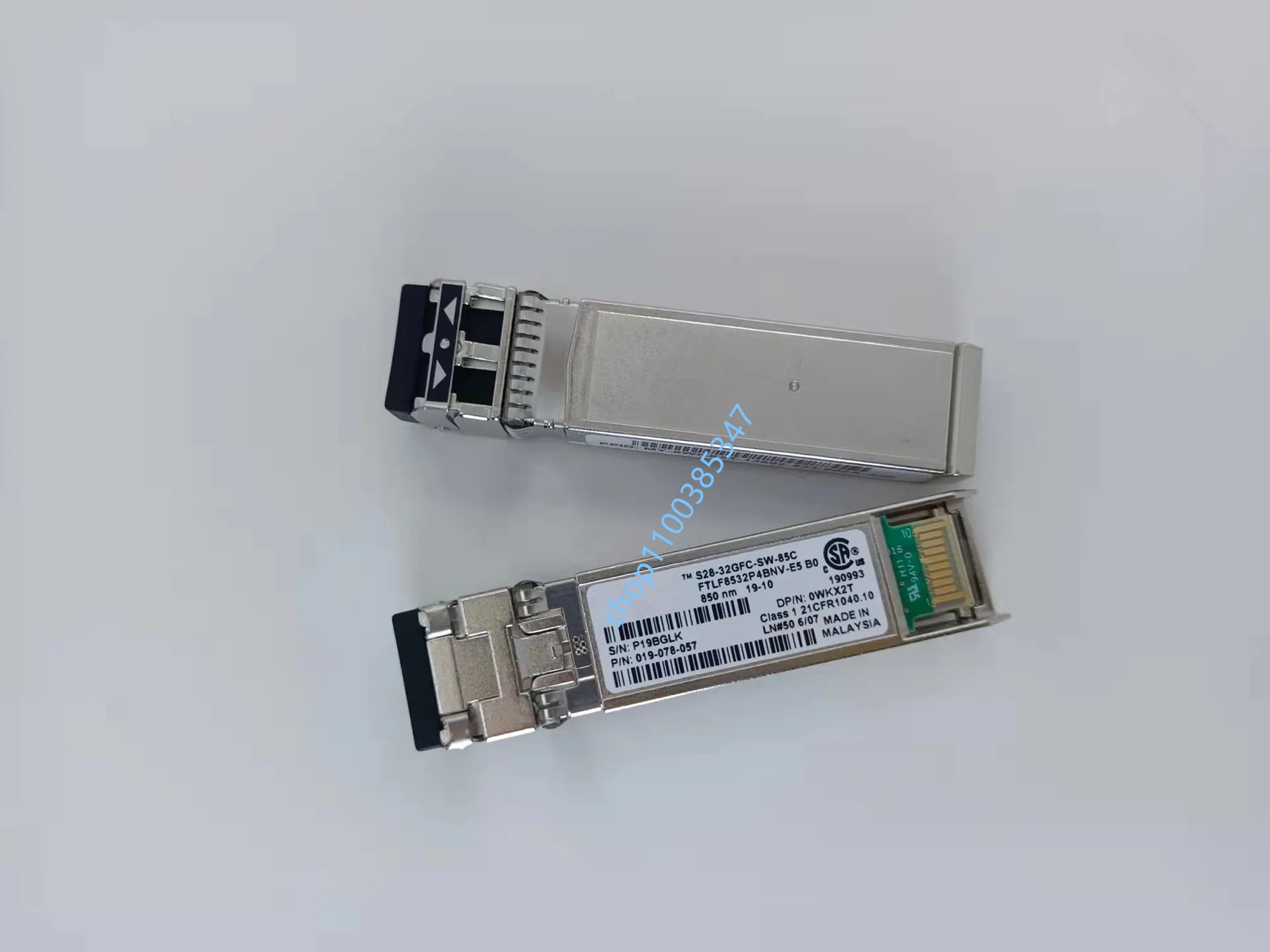 

1PCS De-Ll/32g fiber module sfp FTLF8532P4BNV-E5/S28-32GFC-SW-85C/019-078-057/0WKX2T/32GB transceiver switch