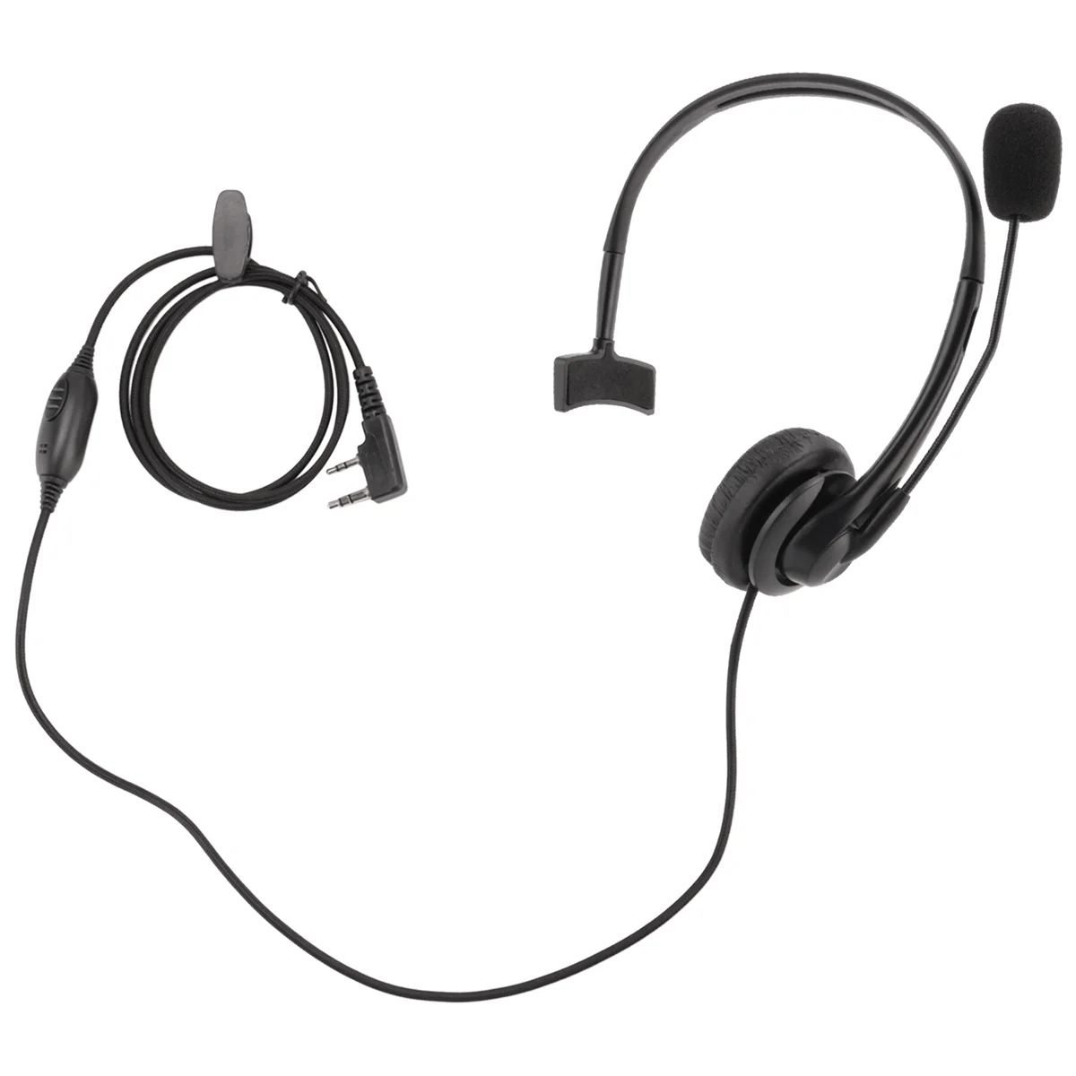 2 PIN PTT Mic Headphone Headset for UV5R 5R/888S