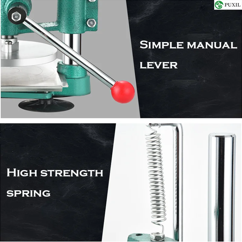 مكبس عجينة البيتزا اليدوي ، مكبس تسطيح عجين البيتزا ، أسطوانة العجين ، مكبس تشاباتي ، آلة ضغط ، مكبس المعجنات ، 25: 50