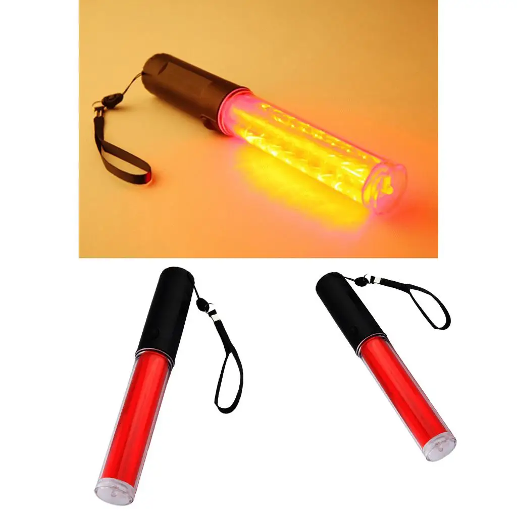 Traffic Wand Safety LED Light Baton Waterproof Construction Light for School Crossing and Street Lighting