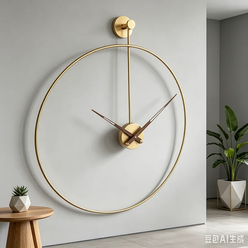 Minimalist Minimalist Clock Wall Clock Wall Interior Save Space Chinese Style Wall Clocks Cheap Orologio Da Parete Home Decor