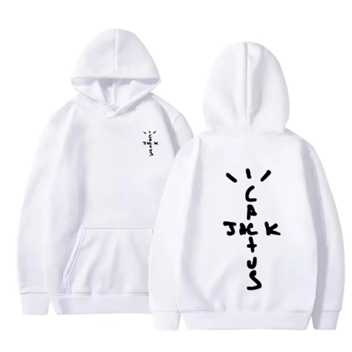 Men's Everyday Hoodie Hip Hop Hoodie Cactus Jack Loot Print Funny Ladies Men's Hoodie Casual Pullover Harajuku