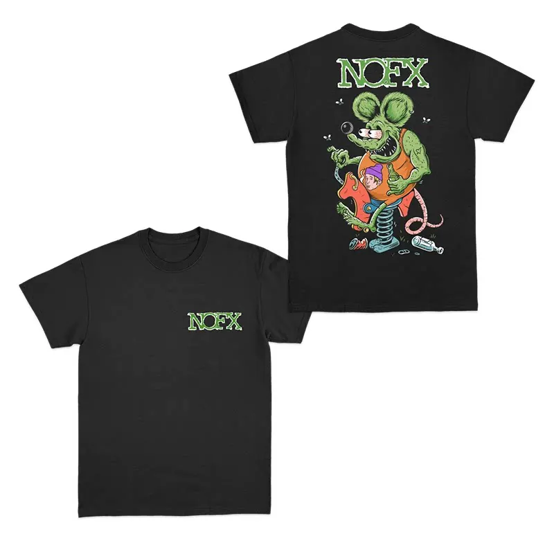 Punk Album Rock Shark Casual T-shirt Men's and Women's Luxury Band Brand