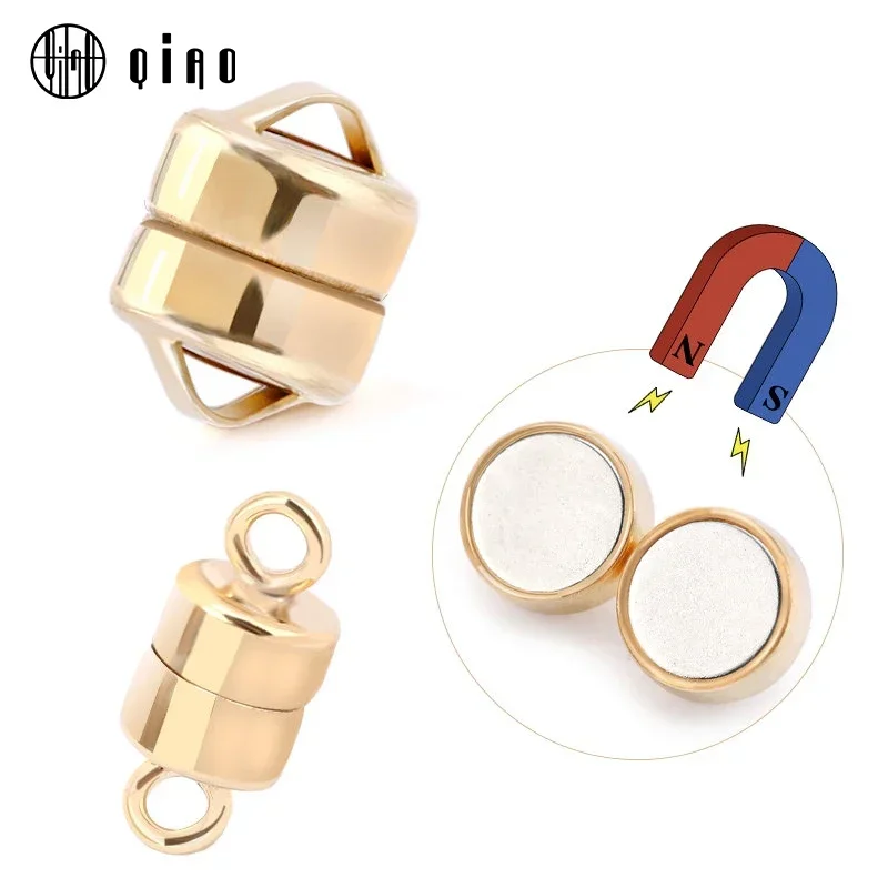 14K GF مشبك مغناطيسي 14K الذهب معبأ المشابك المغناطيسية ل أساور قلادة صنع المجوهرات اليدوية الحرفية DIY بها بنفسك صنع في الولايات المتحدة الأمريكية #2