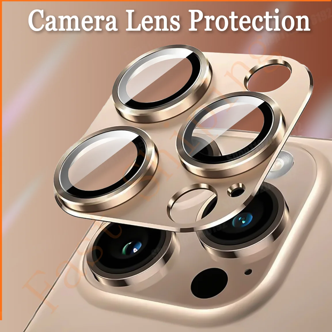 

For iPhone 16 Pro Max Full Cover Metal Camera Lens Protection Glass For iPhone 15 13 12 11 14 Pro Max 16 Plus Phone Lens Glass