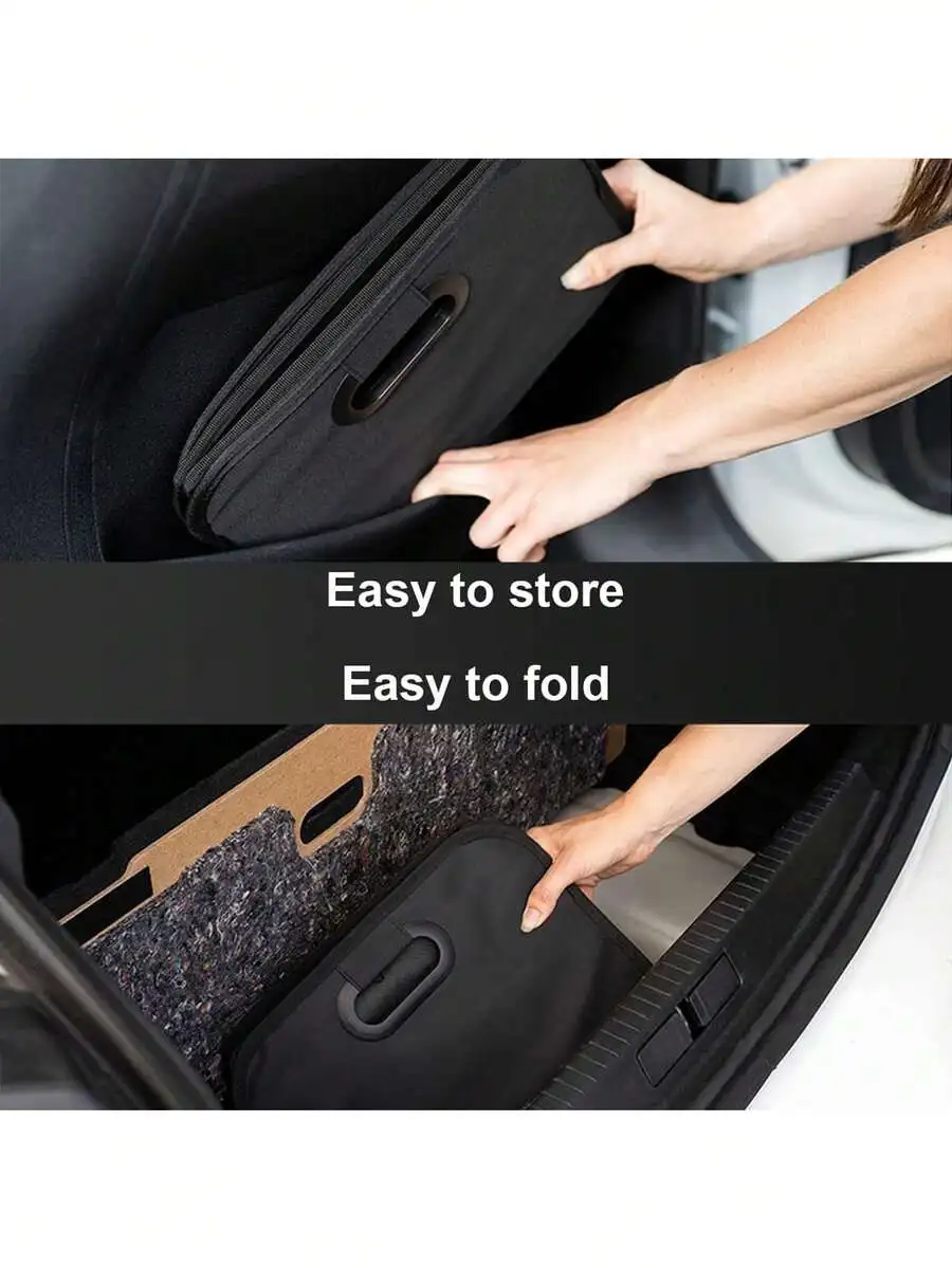 Automotive Trunk Organizer Box, Storage Box, Oxford Cloth Storage Box, Large Capacity Foldable, Essential For Car Trunk,