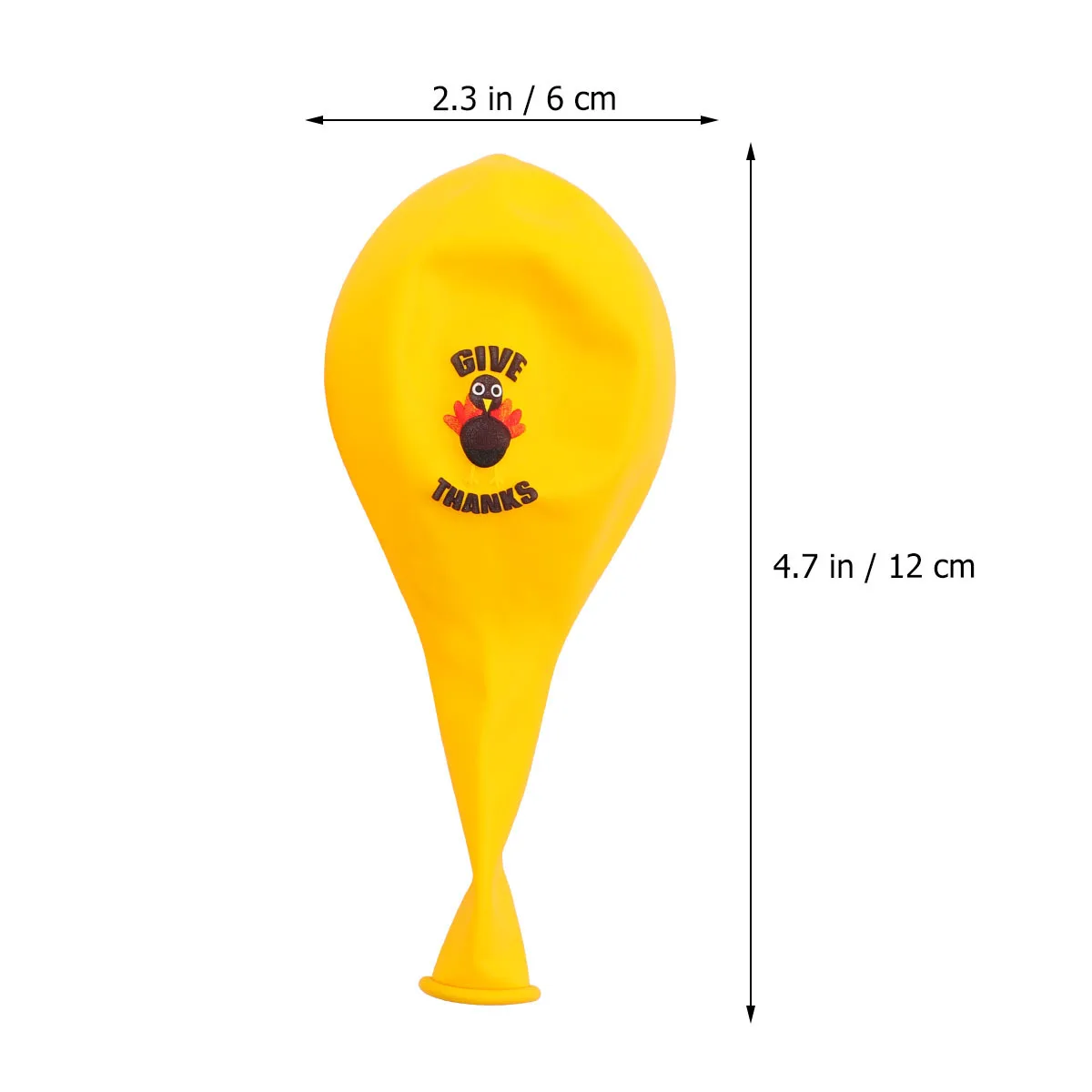 

1Set Thanksgiving Turkey Balloons 20 Pieces Long Lasting Latex Balloons for Thanksgiving Party Kitchen Fireplace Home