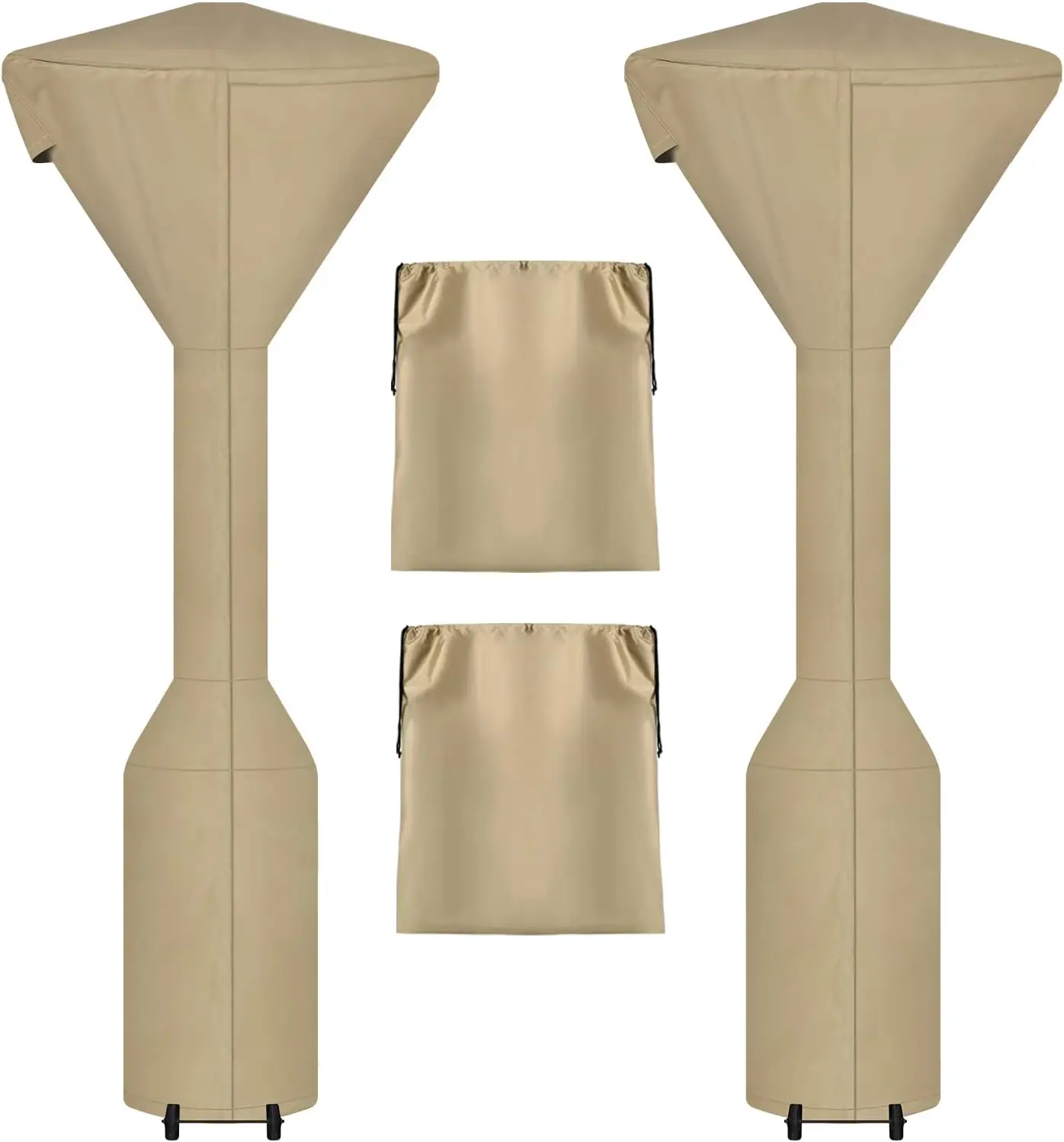 

Waterproof Outdoor Patio Heater Covers with Zipper and Storage Bag, Dust-proof UV-Resistant Windproof Propane Heavy