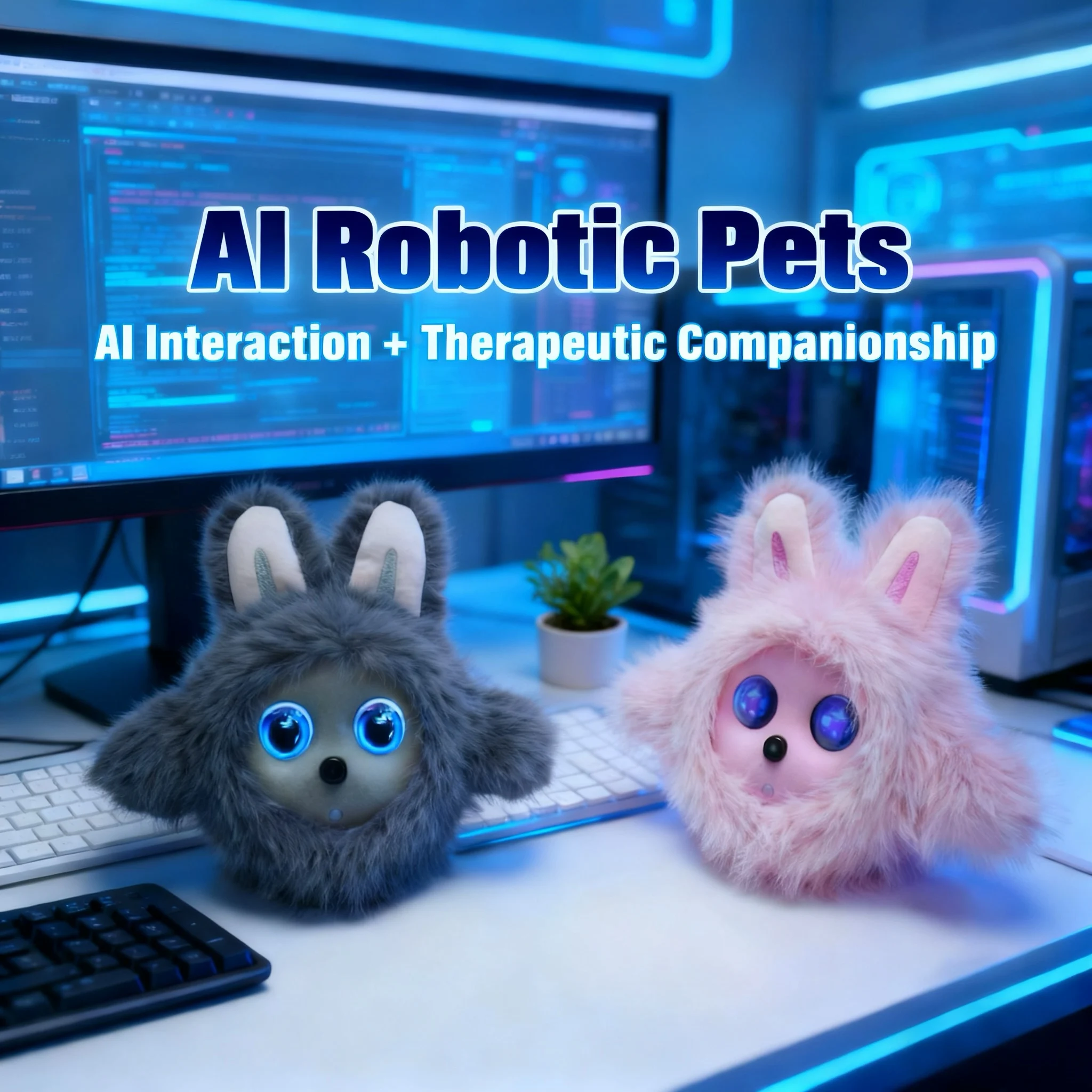 AI Intelligent Companion Robot Portable Robotic Pet Touch Interaction Chat Dialogue Smart Life Helper Role Switching Adult Gift