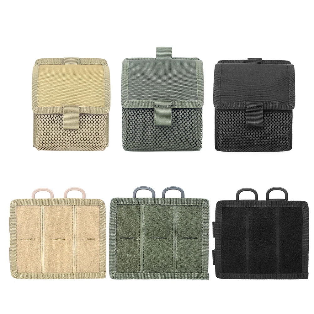 

Tactical Molle Magazine Pouch EDC Tool Waist Pack Hook Loop Utility Radio Walkie Talkie Holder Hunting Accessaries Bag