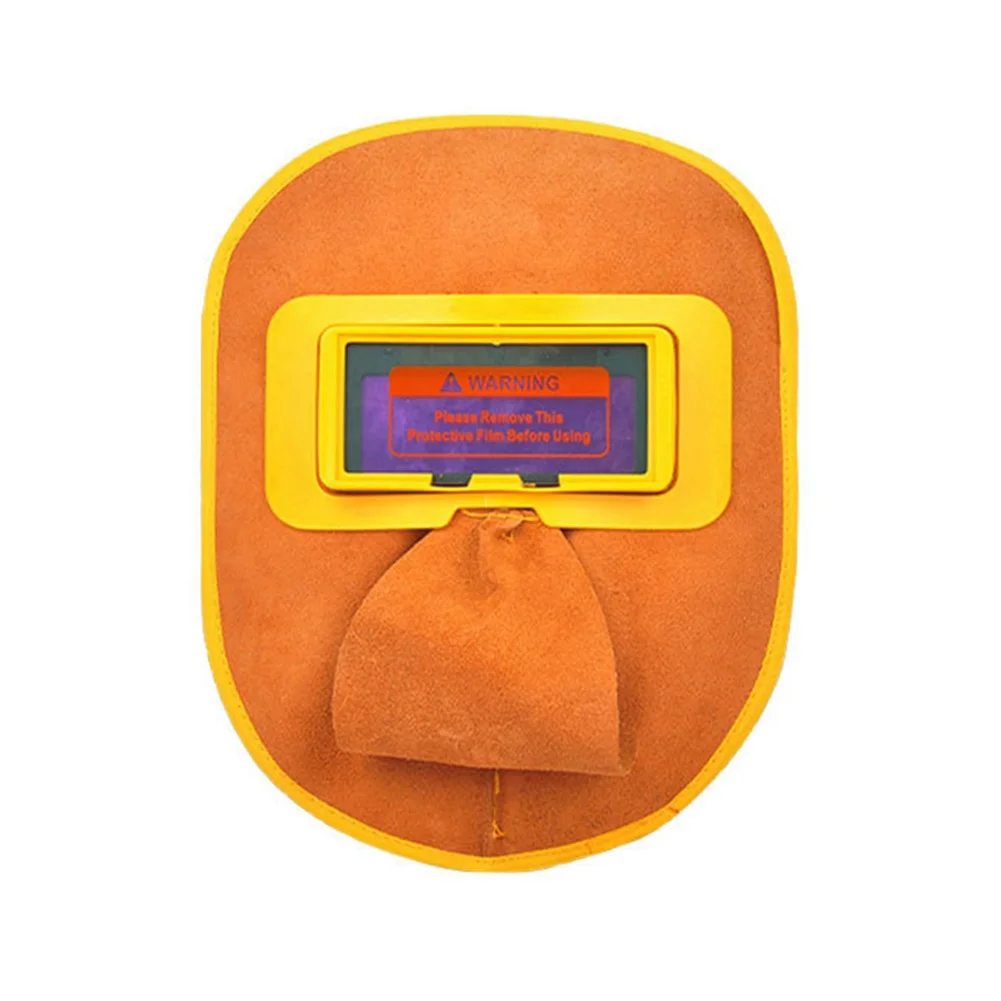 

For Welding Auto Darkening Welding Helmet Anti-Glare Breathable Nose Vent Firm Snap Design Good Fire Resistance