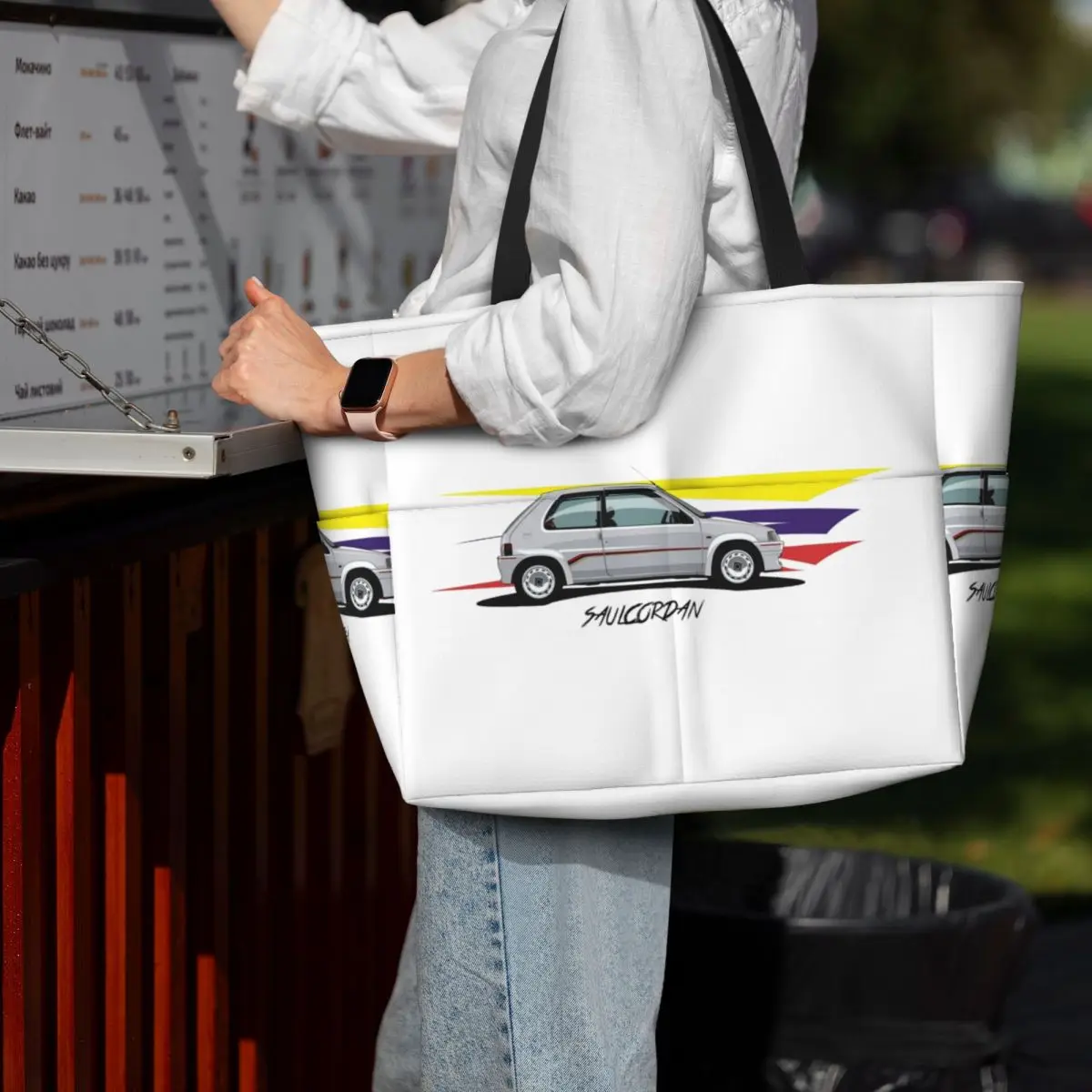 

106 Rally Beach Tote Bag Sport Gym Yoga Duffle Large Tote Bag Women Travel Bag Fitness bag