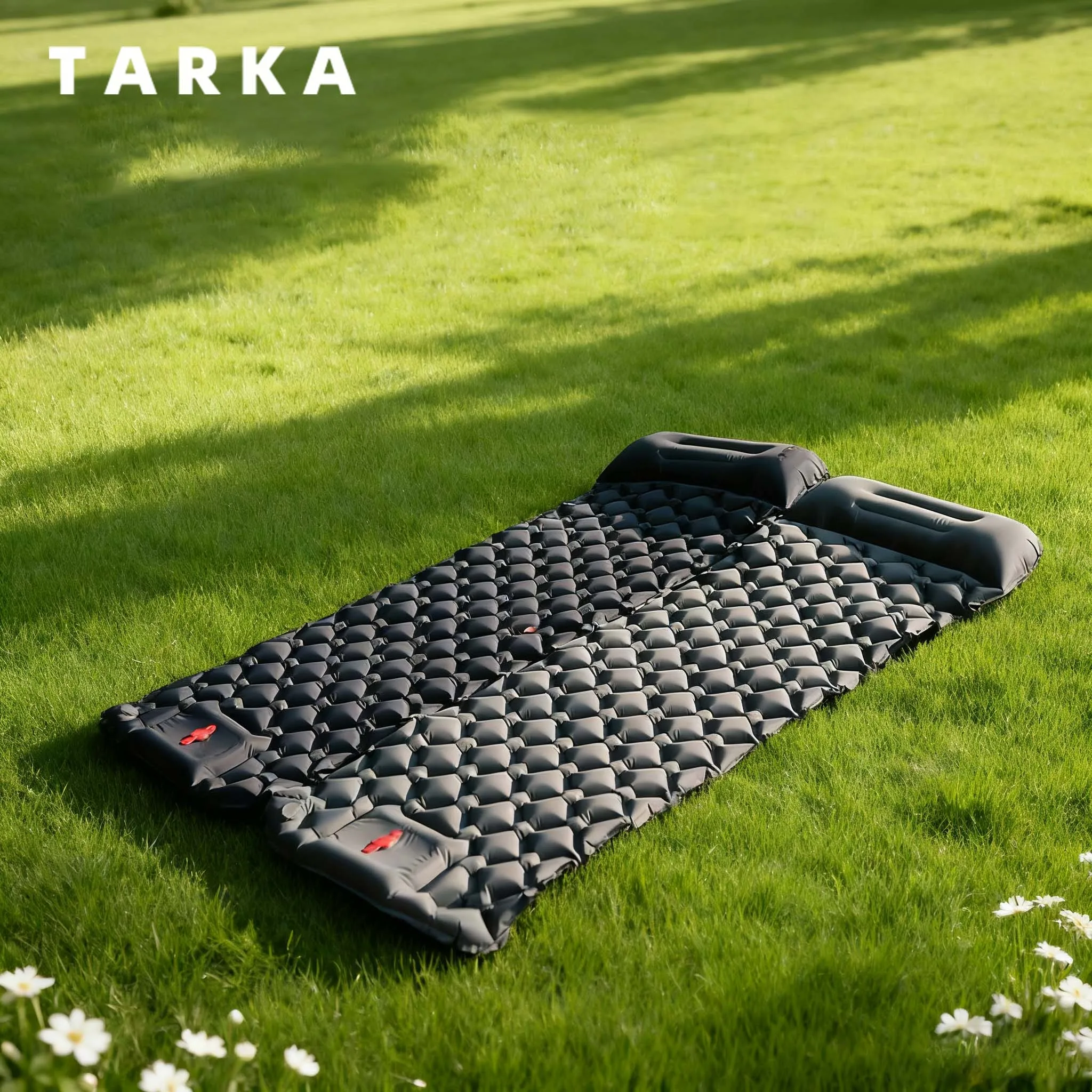 TARKA Inflatable Camping Mattress Air Cushion With Pillow Outdoor Tourist Sleeping Pad Self-Inflating  Mattress Hiking Climbing
