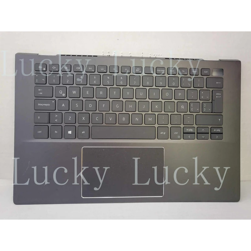 

f for Dell Vostro V5401 5401 Laptop Palmrest SPANISH Backlit Keyboard TOUCHPAD