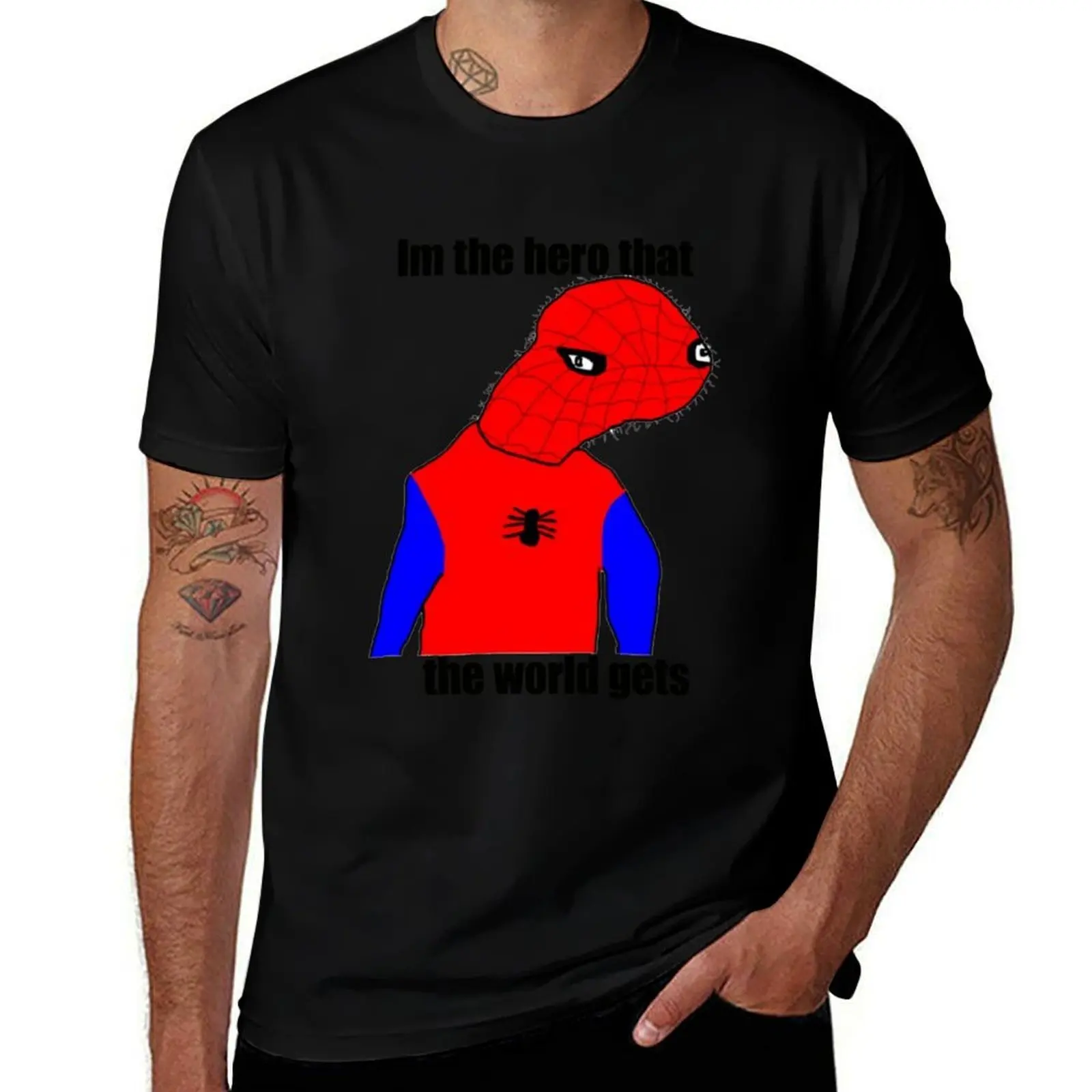 

Spooderman T-Shirt man tshirt man t shirts graphic t shirts for man pack cotton T-Shirt