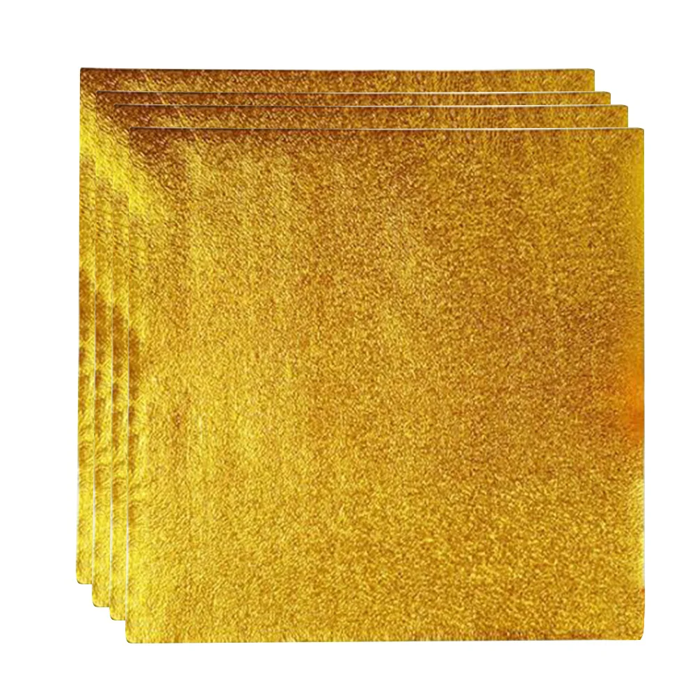 200 Pcs Gold Wrapping Paper Gummies Candy Foil for Gift Packaging Wrappers Food