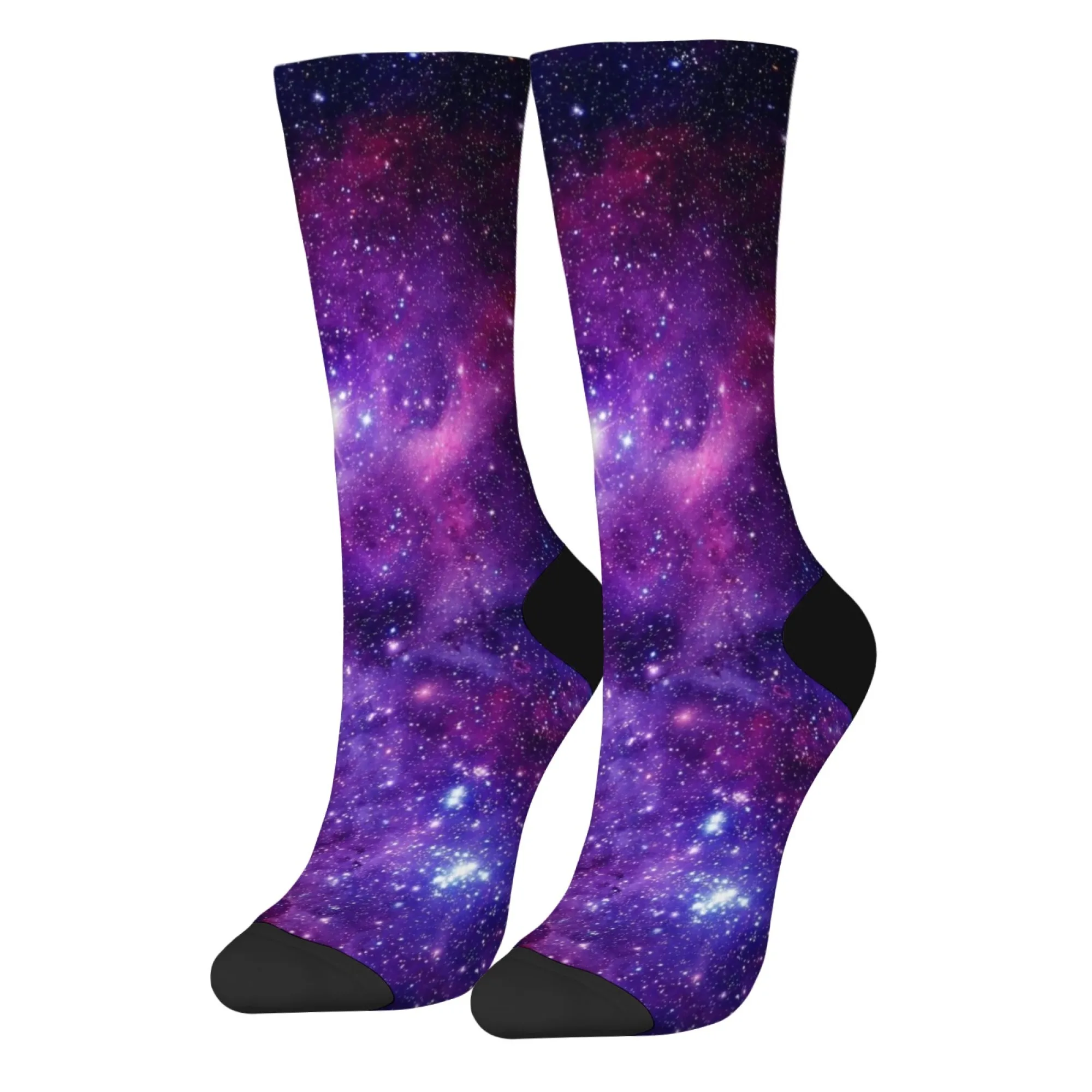 

Dreamy universe starry sky socks novelty funny happy men's socks Harajuku retro fashion comfortable casual hip-hop socks gift