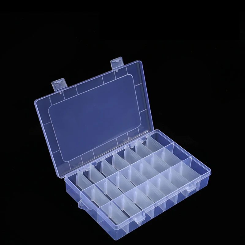 Multi-box Electronic Components Transparent Plastic Storage Box Small Screw Sample Box Storage Tools Classification Grid