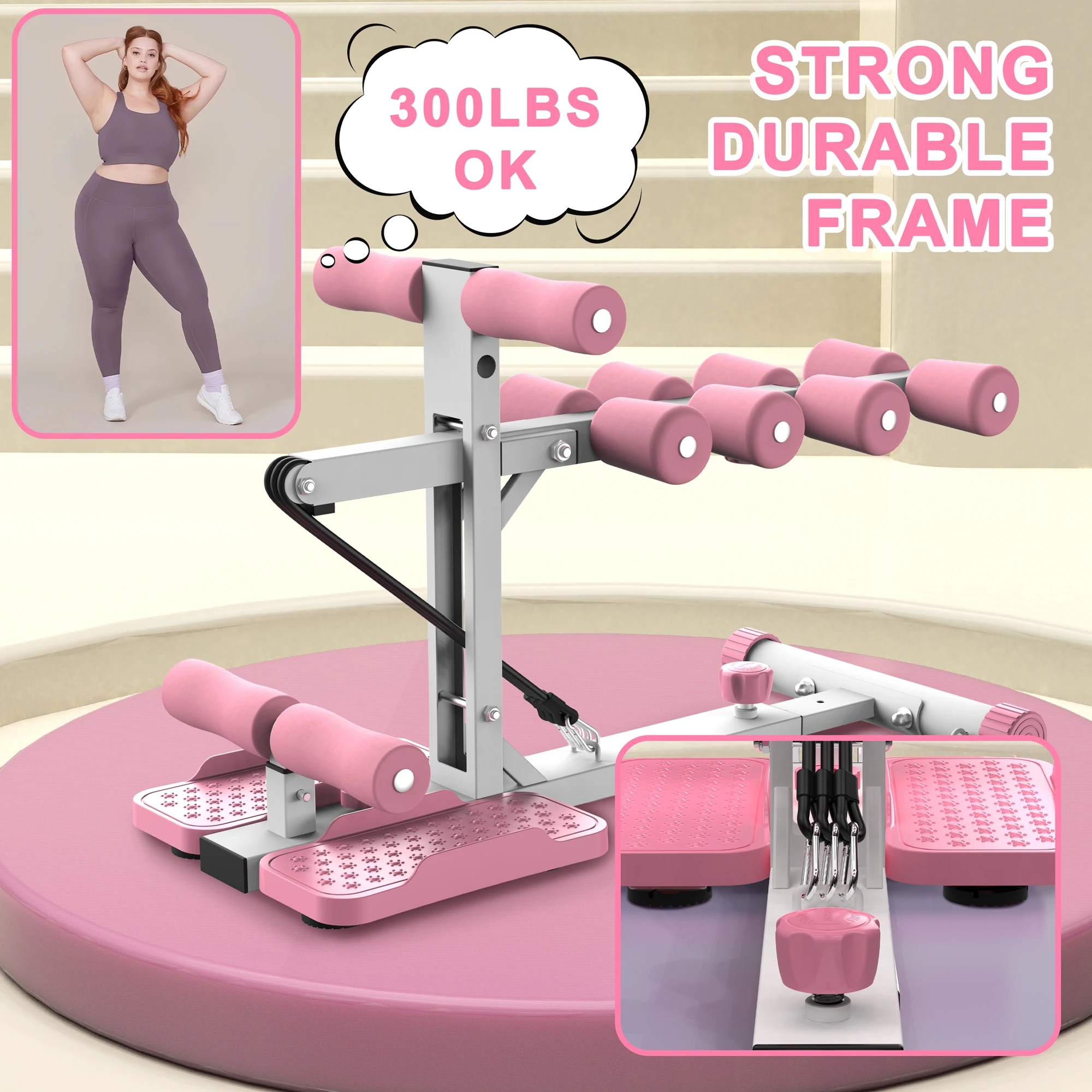 抵抗バンド付きディープスクワットマシン、家庭用ジム、アパート - Home Gym Resistance Machine のレビューと価格
