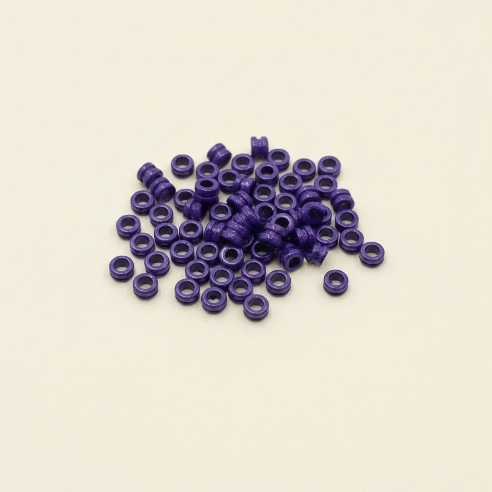 100 Pieces Steel Guitar String End Bead Compact Guitar String End Bead with Central Opening Wear-Resistant Anti-Rust