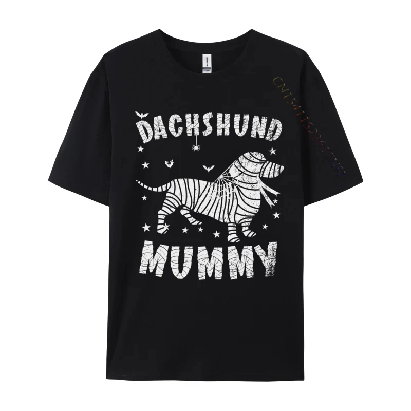 Dachshund weenie Sausage Mummy Halloween Group Dachshund weenie Sausage Mummy Halloween Tees 2024 Hot Sale Combed Cotton