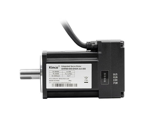 Kinco ISMK40 Brushless Servo Motor & Driver 100W DC24-60V CANopen/Modbus/EtherCAT for AGV Vehicles (40x40mm Flange Mount)