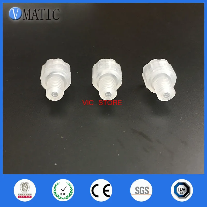 Imagem -06 - Masculino Luer Tapered Seringa Encaixe Conector Luer Lock Polyprop Qualidade 100 Pcs