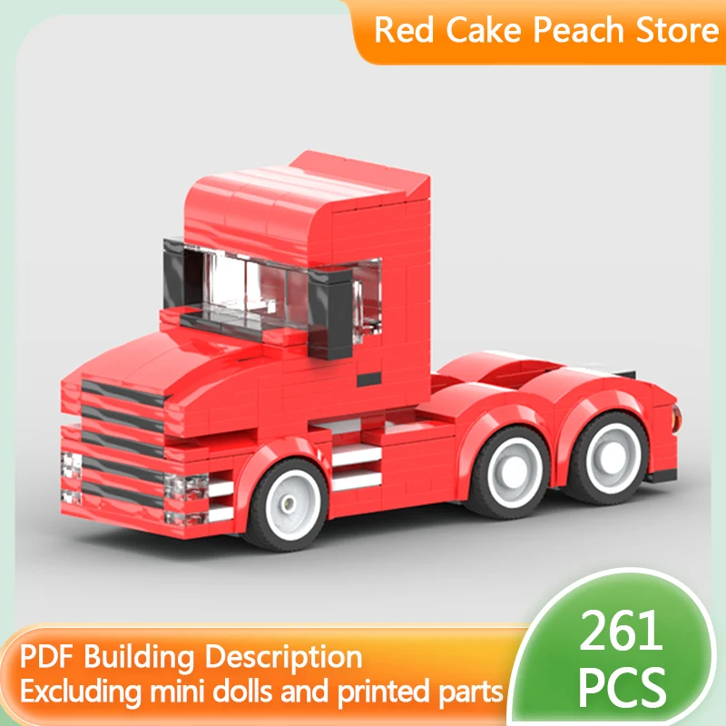 

City Car Model MOC Building Bricks T530 Heavy-Duty Transport Truck Modular Technology Children Holiday Gifts Assemble Toys Suit