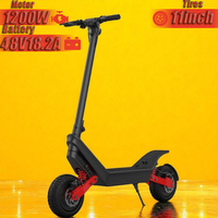 HX X10 Folding Electric Scooter Dual Motor 1200W18.2AH48V 100KM Endurance Off-Road Electric Scooter Large Battery  E Scooter
