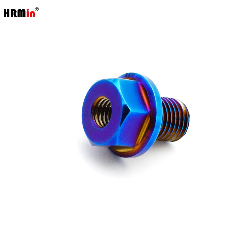 HRMin Factory High quality Gr.5 Titanium Alloy 10.9 grade Auto Engine Magnetic Oil Drain Plug 1ps M12*1.5mm For Benz BMW (E)MINI