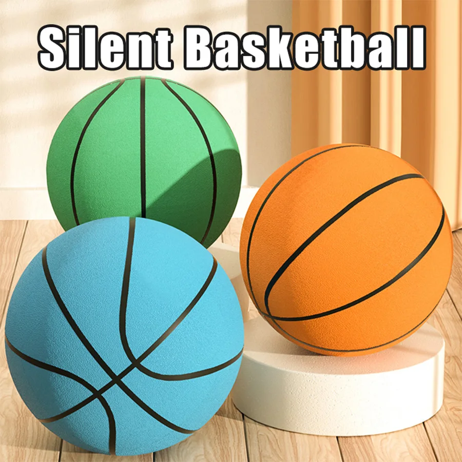 Silent Basketball High Elastic Mute Basketball Indoor Mute Basketball Foam Basketball Youth Indoor Mute Basketball No. 3 No. 5 N